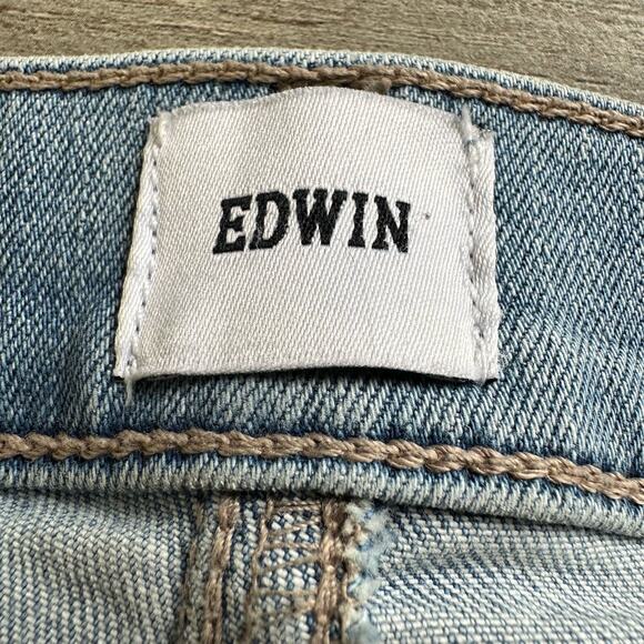 Edwin Bree Straight Jeans in Del Sol Size 28 - Picture 6 of 12